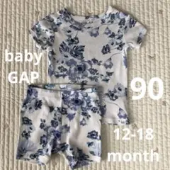 baby GAP 半袖セットアップ　花柄　18-24month 90