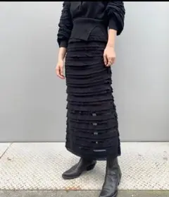 赤字出品★未使用★Akane utsunomiya フリルニットスカート
