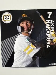 ソフトバンクホークス　89ステッカー　89デー　中村晃選手