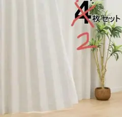 ニトリ カーテン2枚セット　100×200