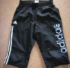 adidas ハーフパンツ 黒 140サイズ
