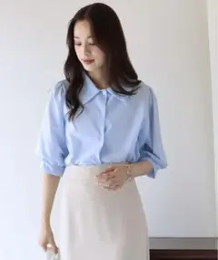 【BLUEEAST】パフスリーブシャツ
