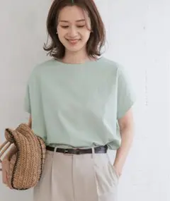 tシャツ ドライコットンボートネックプルオーバー レディース