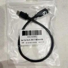 匿名配送✨TYPE-C Micro-Bケーブル 0.3M USBブラック