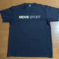 MOVE SPORT ネイビー メンズTシャツ　 サイズ「O」