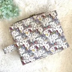 ＊ リバティ BIGおむつ⭐︎マルチポーチ　＊