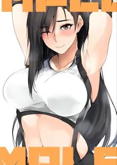 A4 ポスター　美少女　美女　ティファ　ファンアート　同人