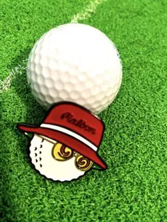 MALBON マルボン ゴルフ マーカー GOLF グリップマーカーレッド