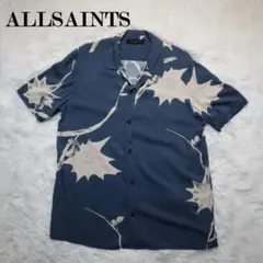 ALLSAINTS MOKAPU オープンカラーシャツ アロハ ビスコース 花柄