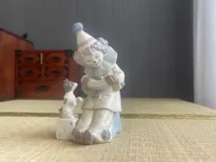 LLADRO リヤドロ人形 ピエロと犬 スペイン 手作り
