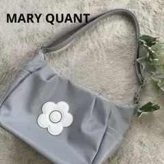 【MARYQUANT】2wayマリークワントグレー ショルダーバッグ