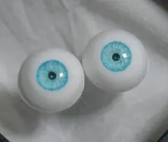 レジン製(土台石膏)14mm(虹彩7mm)ドールアイ レジンアイ No.1