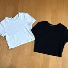 ZARA クロップド　Tシャツ　セット売り　まとめ売り　黒　白