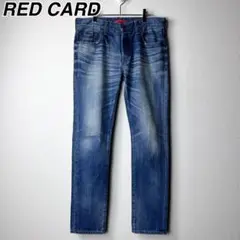 RED CARD ダメージジーンズ デニムパンツ エイジング加工 レッドカード