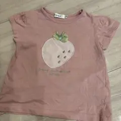 SLAP SLIP ストロベリー柄 Tシャツ 100cm
