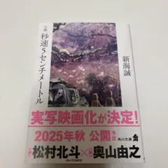 小説 秒速5センチメートル