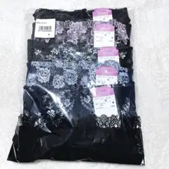 新品未使用⭐︎Minarl 刺繍ショーツ Mサイズ 5枚セット⭐︎黒⭐︎ブラック