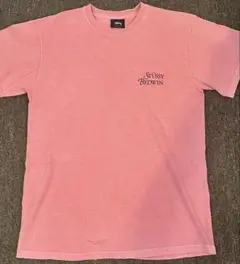 Stüssy Bedwin ピンク Tシャツ S