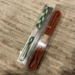 【新品未使用】帯締め　オレンジ　緑　平帯　丸帯