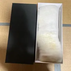 SAGA FURS ホワイトファーショール　箱付き