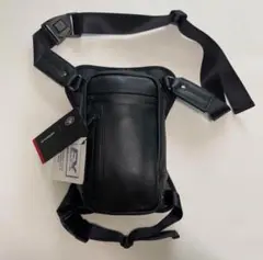 クシタニ美品 2ウェイレッグバッグⅡ エグザリート レザー リミテッド ブラック 完全受注生産のエグザリートレザー×2ウェイレッグバッグが登場