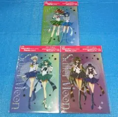 明治 セーラームーン オリジナルクリアファイル 3種
