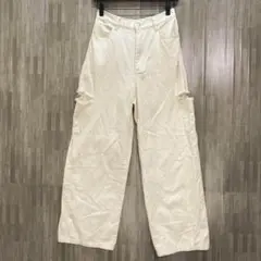 コルザ　サイドダメージデニムパンツ　アイボリー　M 薄手