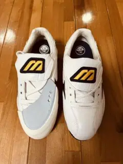 old mizuno ビッグM ミズノ スパイク キッズ デッドストック 白