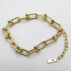 ★新品★ アンカー ゴールド ブレスレット シルバー 925 シンプル メンズ