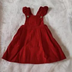 ジャカディ ジャンパースカート 赤 88cm