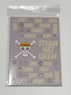ワンピース　麦わらの一味　海賊旗　A5ノート ONE PIECE