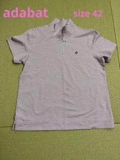 adabat ピンク×白　size42 レディース