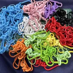 ストラップ ハンドメイド 材料 チェーン プラスチック カラフル