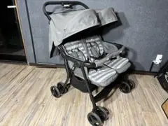 極美品　Joie ジョイー　軽量2人乗りベビーカー　aire twinエアツイン