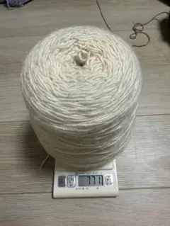業務用白色の毛糸 771g 約20cm