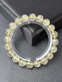 204-8-9.5 高品質リビアングラス　ブレスレット　9.5mm 16cm