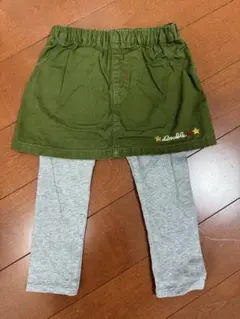 【ミキハウス　Double B】　レギンス付きスカート