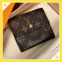 ✨美品✨ルイヴィトン モノグラム Wホック エリーズ 三つ折り財布A-0410