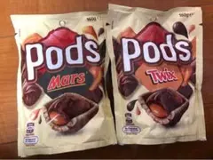 Pods マース ツイックス Twix Mars チョコレート 海外限定お菓子