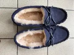 エミュー モカシン ネイビー 箱なし