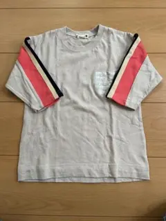 ブランシェス グレー 5分袖 Tシャツ 120 cm