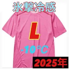 【L サクラ 半袖 Tシャツ】ワークマン 氷撃冷感 (R)-10℃ 新品