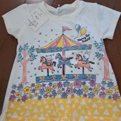 メリーゴーランドイラストTシャツ