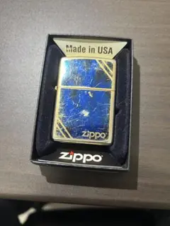 Zippo ライター Z26-MBL 青と金