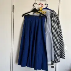 UNIQLO ユニクロ　フレア　サーキュラースカート　Lサイズ　3枚