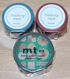 HEDERA mt マスキングテープ クッキー柄 3個セット