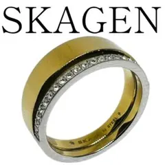 【美品】SKAGEN(スカーゲン)リング 指輪 Elin Ring ステンレス