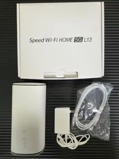 SPEED Wi-Fi Home 5G L13 ホームルーター　ホワイト