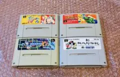 【スーパーファミコンソフト4本セット・任天堂・ファミコン】kno