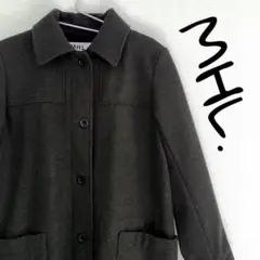 【MHL.】ウール100%✳︎シンプルでかわいいロングコート✳︎ Ⅰsize